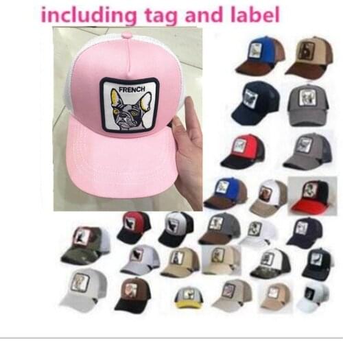 Goorin wolf Baseball Cap Animal Embroidery Anime Cute Embroidery Summer Mesh Mens Ms. Outdoor Sunshade Truck Driver hats-H2