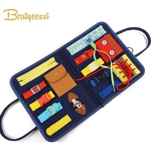 Montessori Toys Early Educational Fine Motor Training Self-care Ability Children Game Preschool Kids Toy for Girls Boys