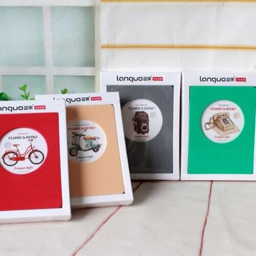 Languo Old Item Memory Notebook Classic&Retro 64K EVA Daily Memos Composition Book Office School Stationery Gift Thick Legal Pad