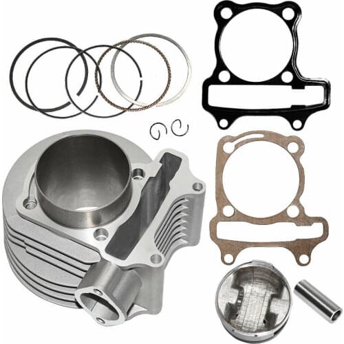 Scooter Cylinder Kit 57.4mm 58.5mm Big Bore for IRBIS ZRX Grace Nirvana Centrino Prometey Skynet BWS 150 ATV 150U 2012 157QMJ