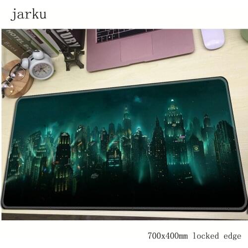 Bioshock mousepad gamer 700x400X3MM gaming mouse pad large present notebook pc accessories laptop padmouse ergonomic mat
