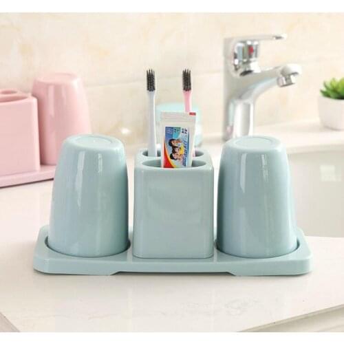 BS040 creative brush cup wash gargle cup toothbrush holder Double cup toothbrush suit 26.5*10*12cm
