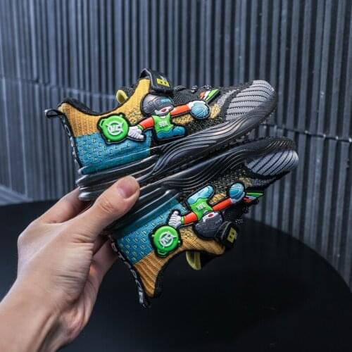 Autumn Boys Girls Fashion Sneakers Baby Toddler Little Kids Shoes Casual Trainers Children School Sport Shoes Soft Running Shoes