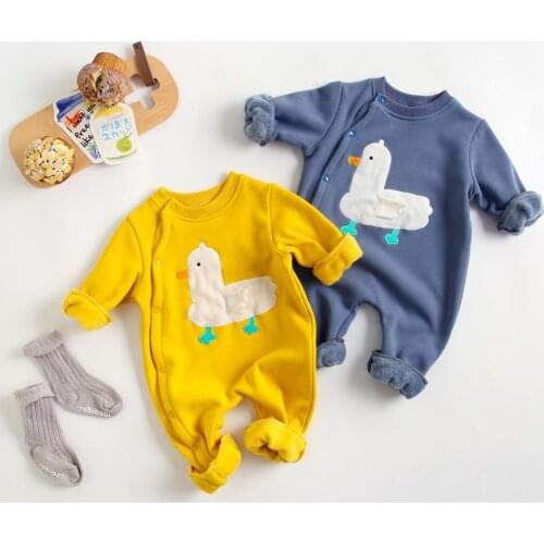 Baby boy clothes autumn and winter new style 100% cotton newborn clothes girl jumpsuit cartoon kid clothes baby romper