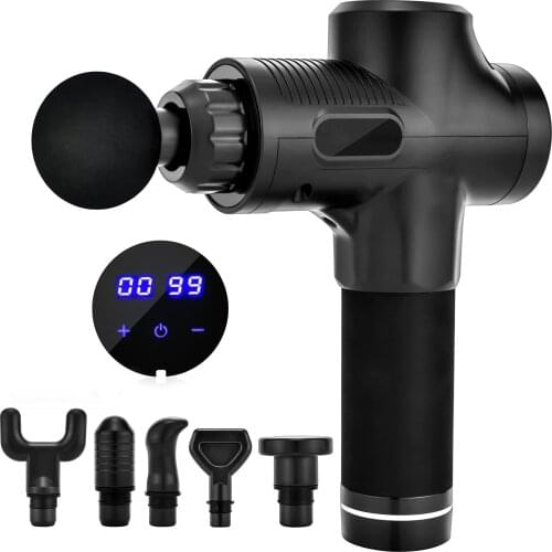 Massage Gun Deep Tissue Percussion Fascia Gun Muscle Pain Relief Body Neck Massag Exercising Relaxation 30 Speeds Function