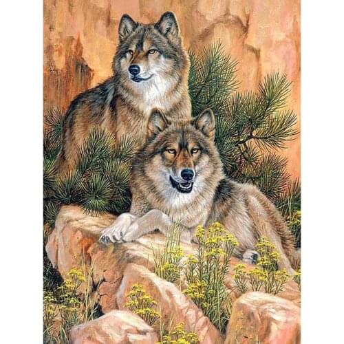 Full Diamond Embroidery 3D diy Diamond Painting Cross Stitch wolf animal 5d Diamond Mosaic Pattern Rhinestones,diamond mazayka