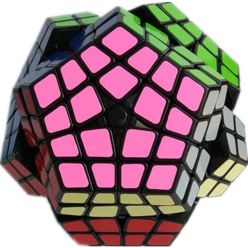 Shengshou Megaminx Cube 4x4 Magic Cube Master Kilominx 4x4 Professional Dodecahedron Cube Twist Puzzle Educational Toys