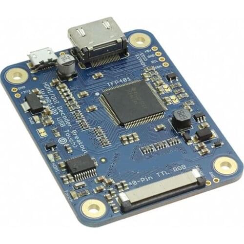 1 pcs x TFP401 Video Decoder Video Evaluation Board with touch HDMI/DVI 40PIN TTL