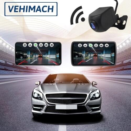 12V Dash Camera Wifi DVR Rearview Dashcam Lens 170 Degree Waterproof HD 1080P Auto Reverse Back Up Parking Monitor Phone Connect