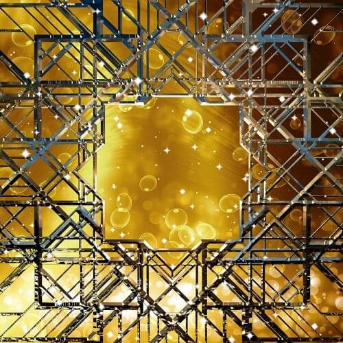 Great Gatsby Limelite Art Deco Window Bokeh backdrops Vinyl cloth High quality Computer print party background