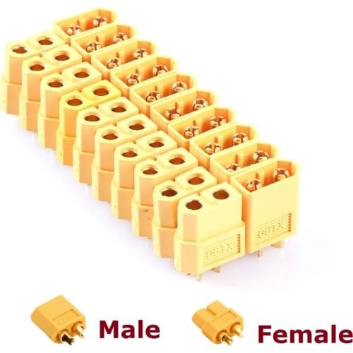 10pcs XT60 XT-60 Male Female XT30 XT90 T-Plug Bullet Connectors Plugs For RC Lipo Battery