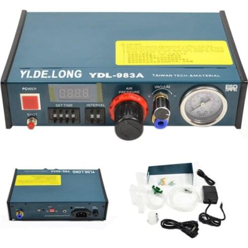 YDL-983A Digital Auto Glue Dispenser Solder Paste Liquid Controller Dropper 220V Dispensing System Controller YDL 983A