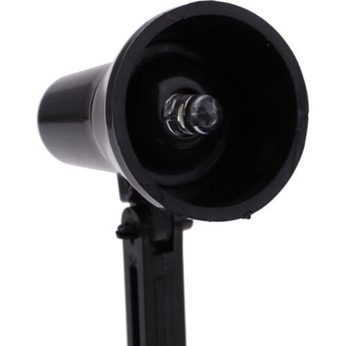 1/6 LED Desk Lamp Light Furniture For Dollhouse Miniature Accessory Black