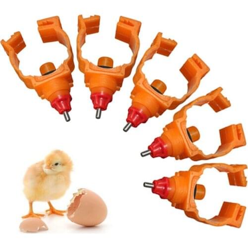10pcs Automatic Poultry Water Nipple Safe Drinker Feeder For Chicken Duck Hen