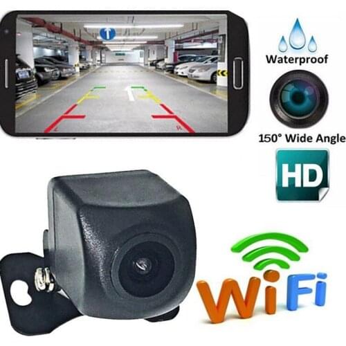 150 Degree Waterproof WiFi Wireless Car Rear View Cam Backup Reverse Camera Monitoring Device