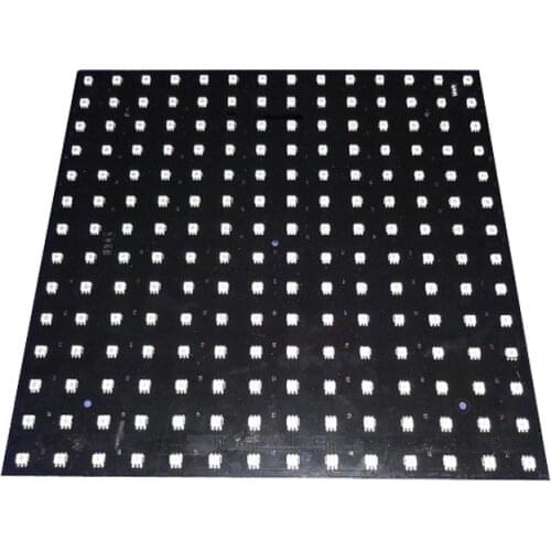 1X Newest SK9822 P10 14x14 led matrix 196pixels IC SK9822 fiber board panel display free shipping