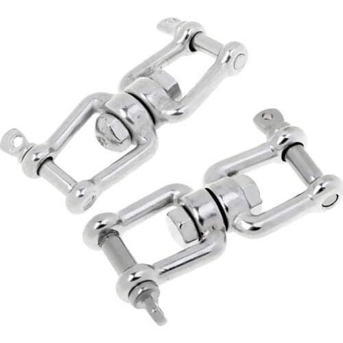 2 Pcs Anchor Chain Hook Stainless Steel Marine Boat Accessory