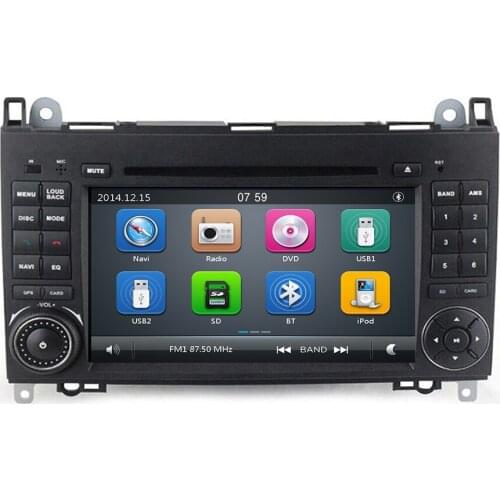 2din Auto radio Car DVD multimedia for Mercedes Benz B200 A B Class W169 W245 Viano Vito W639 Sprinter W906 GPS