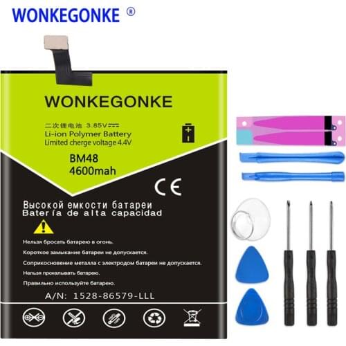WONKEGONKE battery BM48 for Xiaomi Note 2 Replacement Mobile Phone Batteries Bateria
