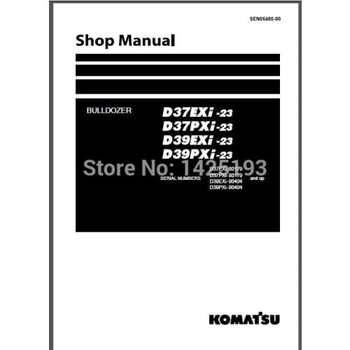 Komatsu Bulldozers \Bulldozers \Dump Trucks\ Wheel Loaders Workshop Manual 2017