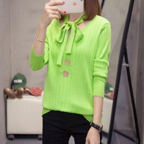 Black white knitted pullover woman blouses winter Womens sweaters clothing latest 2020 spring autumn korean female A6224