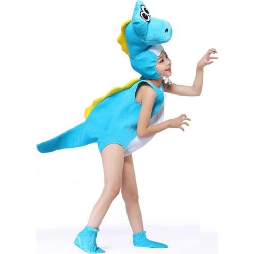 Children Dinosaur Costume Kids Performance Cosplay Clothing boys girls Dinosaur Jumpsuit 90-150cm S-4XL size