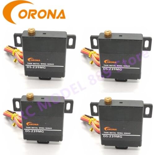 Corona DS239MG Digital Metal Slim Wing Servo (Metal Gear) 4.6kg / 0.15sec / 22g RC Glider