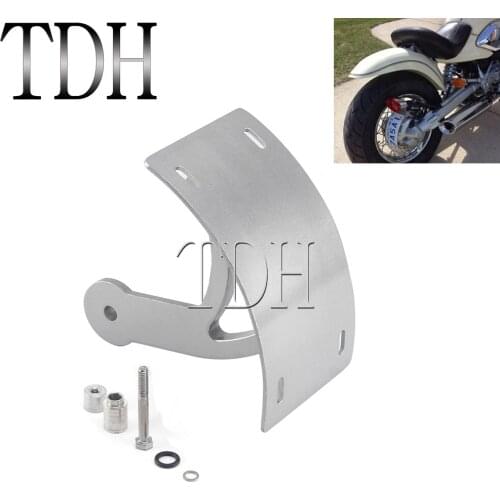 Motorcycle Chrome Side Mount Tag Bracket License Plate Bracket License Holder For Suzuki Boulevard M109R 2006-2013