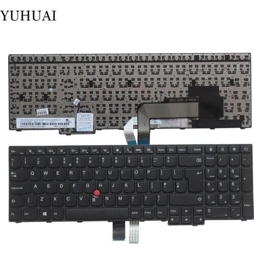 New UK keyboard for lenovo IBM Thinkpad E550 E550C E555 E560 E565 UK laptop Keyboard