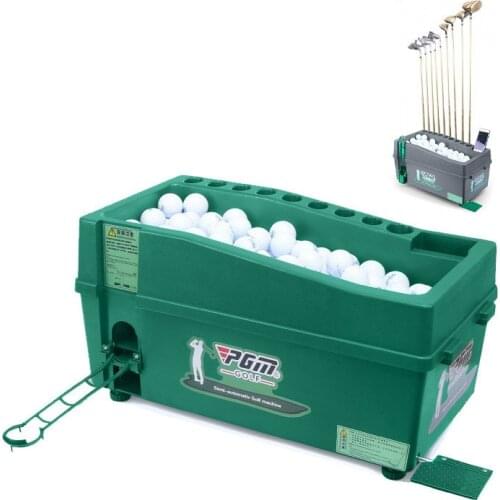 New Semi-automatic Golf Ball Machine ABS Material Automatic Golf Ball Dispenser Golf Clubs Holder Golf Training Service Machine