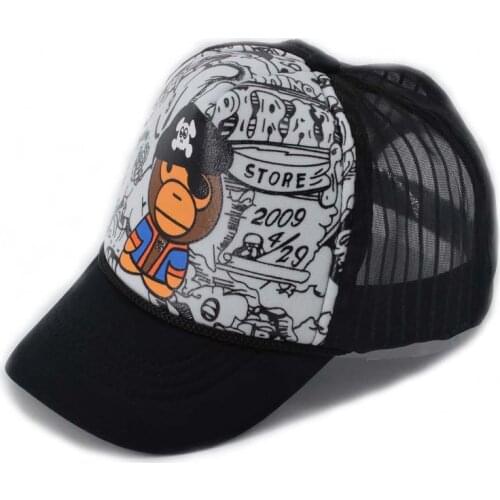 HPBBKD 2020 New Baby Boy Girl Hat Boys Snapback Baseball Caps Cartoon Design Girls Outdoor Sport Hip-hop Cap Kids Sun Hat XH-043