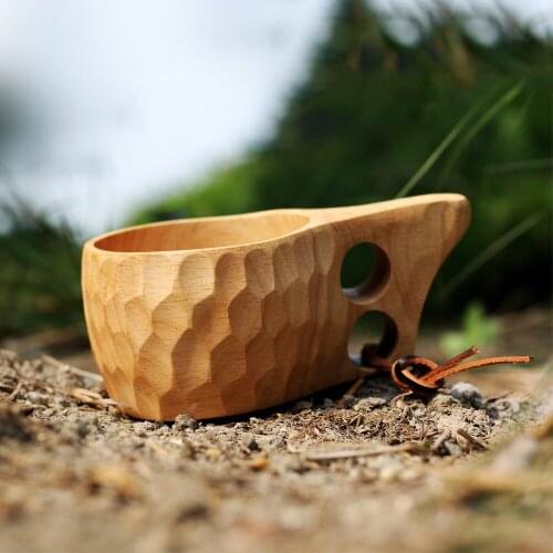 2021 New Coffee Cup Natural Jujube Wood Tea Cup With Handgrip Milk Travel Wine Beer Cups For Home Bar Kitchen Gadgets
