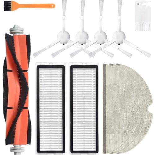 Main Brush Mop Cloth Side Brushes Filter for Mijia 1C Sweeping Mopping Robot Vacuum Cleaner Roller Brush Mopping Rags