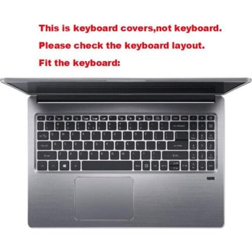 Laptop Clear Transparent Tpu Keyboard Cover For Acer Swift SF315 A515-52 EX215-51G A315-42