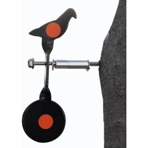 R3ME Hunting Shooting Plates Stainless Steel Bullseye Tactic Bird Shaped Paintball Training Bullseye Outdoor