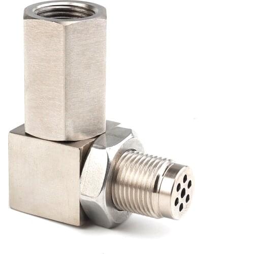 Universal Oxygen Sensor Extender 90 Degree 02 Bung Extension Catalytic Converter O2 Oxygen Sensor Spacer