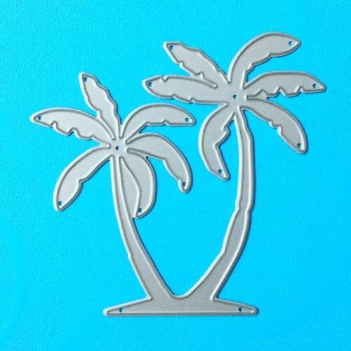 YINISE Metal Cutting Dies For Scrapbooking Stencils Coconut Tree DIY Album Cards Decoration Embossing Folder Die Cuts Template