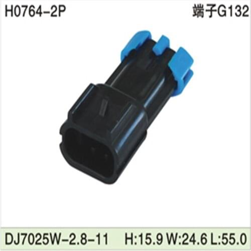 15300002 500pcs DJ7025W-2.8-11 2.8mm 2Pin AMP Car Electrical Wire Connectors for Audi ,BMW,Honda,Toyota,NISSAN AND other models