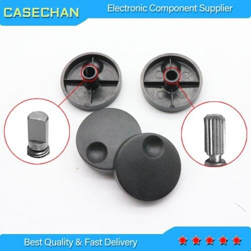 3pcs 148 potentiometer encoder band switch plastic knob caps 32*12MM D-axis / half-axis flower shaft hole adjustment cap