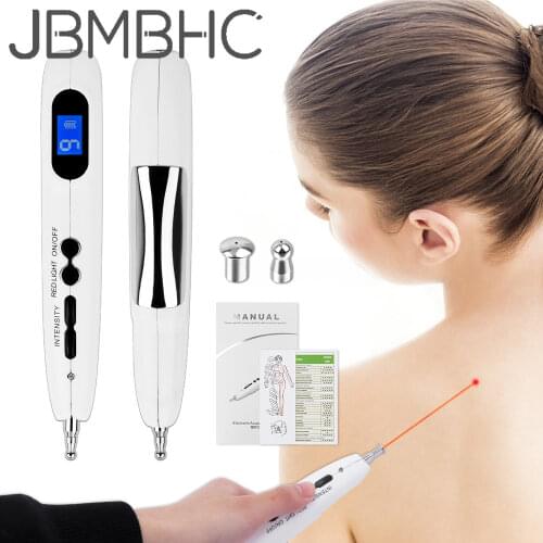 Acupuncture Pen With Digital Display Electro Acupuncture Point Muscle Stimulator Device Massage Equipment Health Care New
