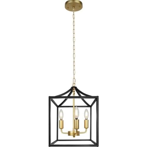 American Country Style Restaurant Kitchen Corridor Wrought Iron Birdcage Chandelier Lamps