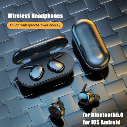 TWS for Bluetooth Wireless Stereo Earphones Mini Earbuds In-ear Noise Reduction Waterproof Headphone Headset With Charging Case