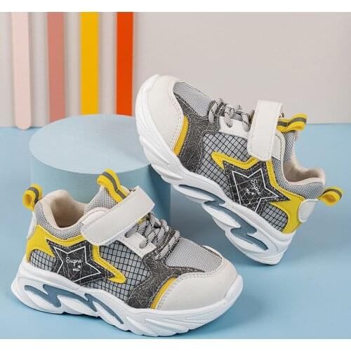 2021 Childrens Casual Shoes Breathable Sneakers For Boys Lightweight Kids Shoes Soft Bottom Running Shoe Girls' Mesh Shoes
