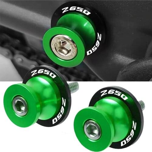 For Kawasaki Z650 NINJA 650 Z 650 NINJA650 2016 2017 2018 2019 Motorbike Swingarm Spools Slider Stand Screws Motorcycle Screw