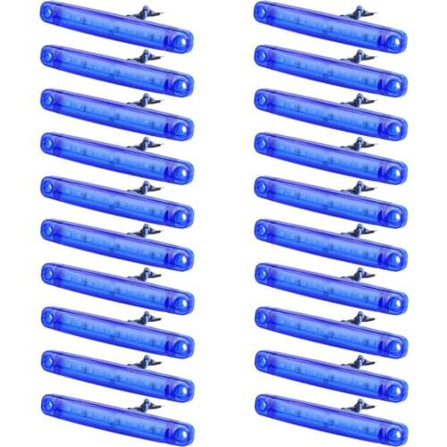Marker Side Lights Replacement Parts Bus 24V Lamp Bulbs 20pcs Set Blue