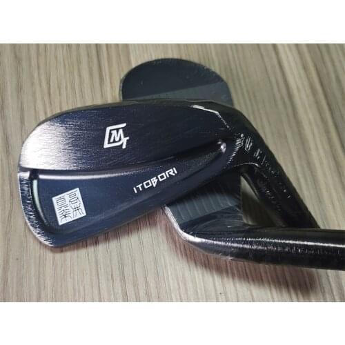 VICKY G GOLF CLUBS MTG ITOBORI IRONS MTG ITOBOR GOLF FORGED IRONS BLACK GOLF IRON SET 4-9P Graphite/STEEL SHAFT WITH HEAD COVER
