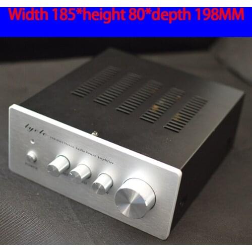 KYYSLB A90 185*80*198MM Aluminum Panel Power Amplifier Chassis Tone Preamp Amplifier Case Shell