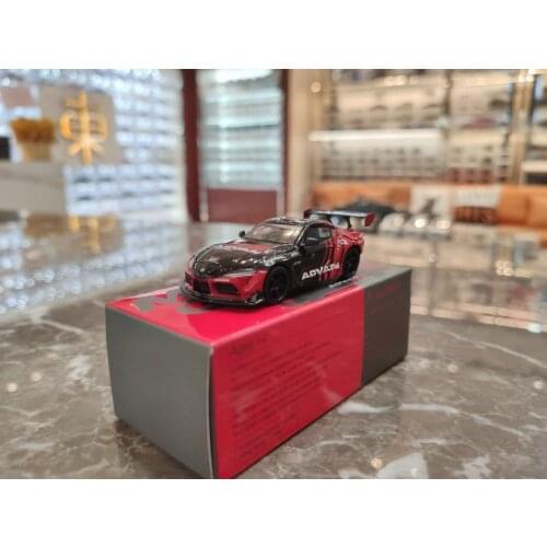 MINI GT 1:64 Toyota GR Supra ADVAN 2020 Bull Monster HKS Limited edition collection alloy car model