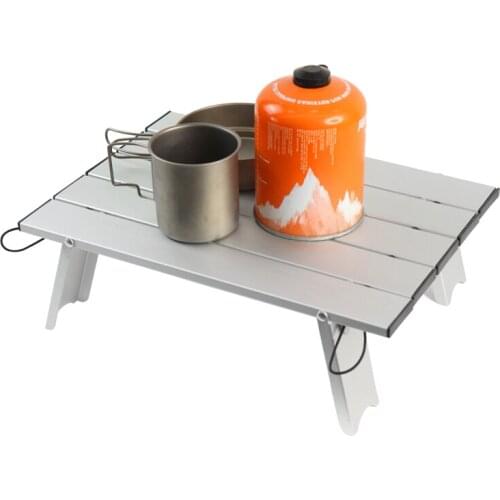 2021 NEW Outdoor Camping Portable Foldable Mini Table For Tours Beach Picnic Barbecue Tableware Folding Computer Desk Ultralight