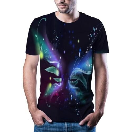 Summer 2020 Men 'S And Women 'S New Aesthetic Style Leisure 3d T -Shirt Fashion T -Shirt 3d Printing Quick Drying T -Shirt